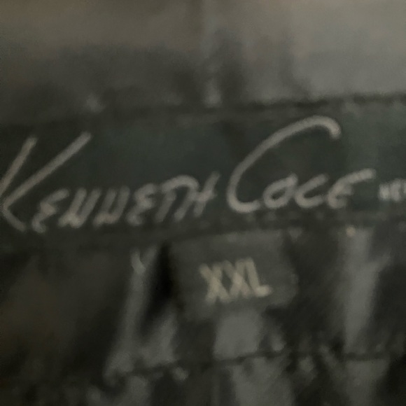 Vintage Kenneth Cole bomber leather jacket - Picture 3 of 12